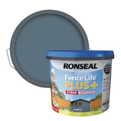 Alternative view of Ronseal Fence Life Plus Shed & Fence Treatment Cornflower 9Ltr