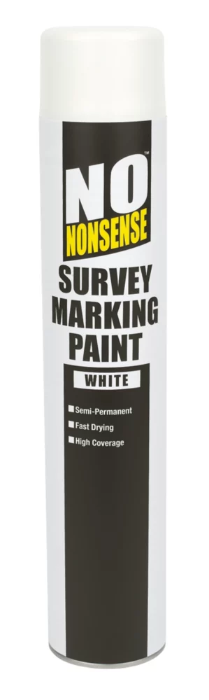 No Nonsense Survey Marking Paint White 750ml 1 No Nonsense Survey Marking Paint White 750ml