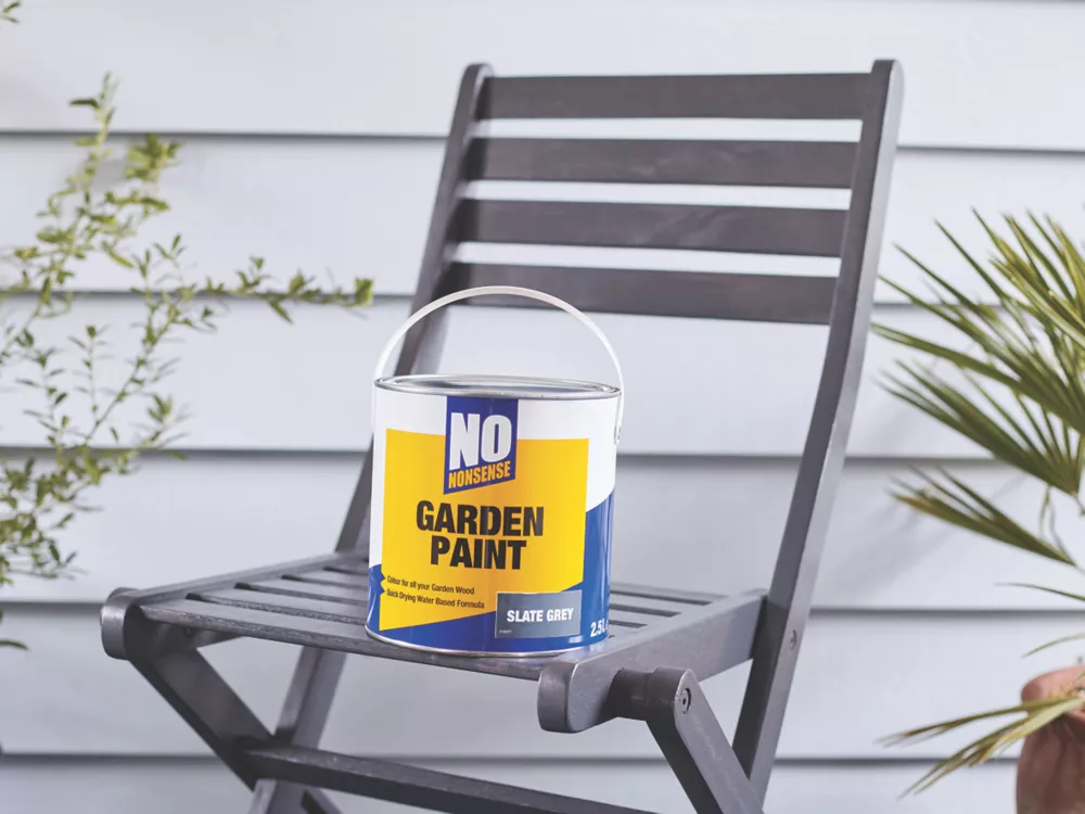 No Nonsense Garden Colour Wood Paint Semi-Matt Slate Grey 2.5Ltr 3 No Nonsense Garden Colour Wood Paint Semi-Matt Slate Grey 2.5Ltr - Image 3