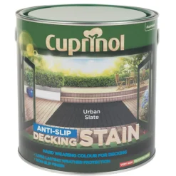 Cuprinol Anti-Slip Decking Stain Urban Slate 2.5Ltr