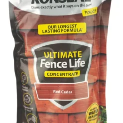 Ronseal Ultimate Fence Life Concentrate Treatment Red Cedar 5L From 950mlLtr