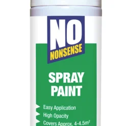 No Nonsense Spray Paint Gloss Black 400ml