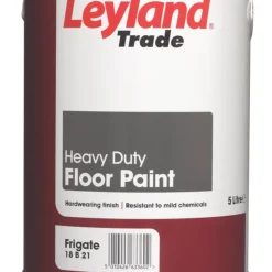 Leyland Trade Heavy Duty Floor Paint Frigate Grey 5Ltr