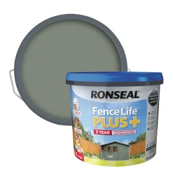 Alternative view of Ronseal Fence Life Plus Shed & Fence Treatment Sage 9Ltr