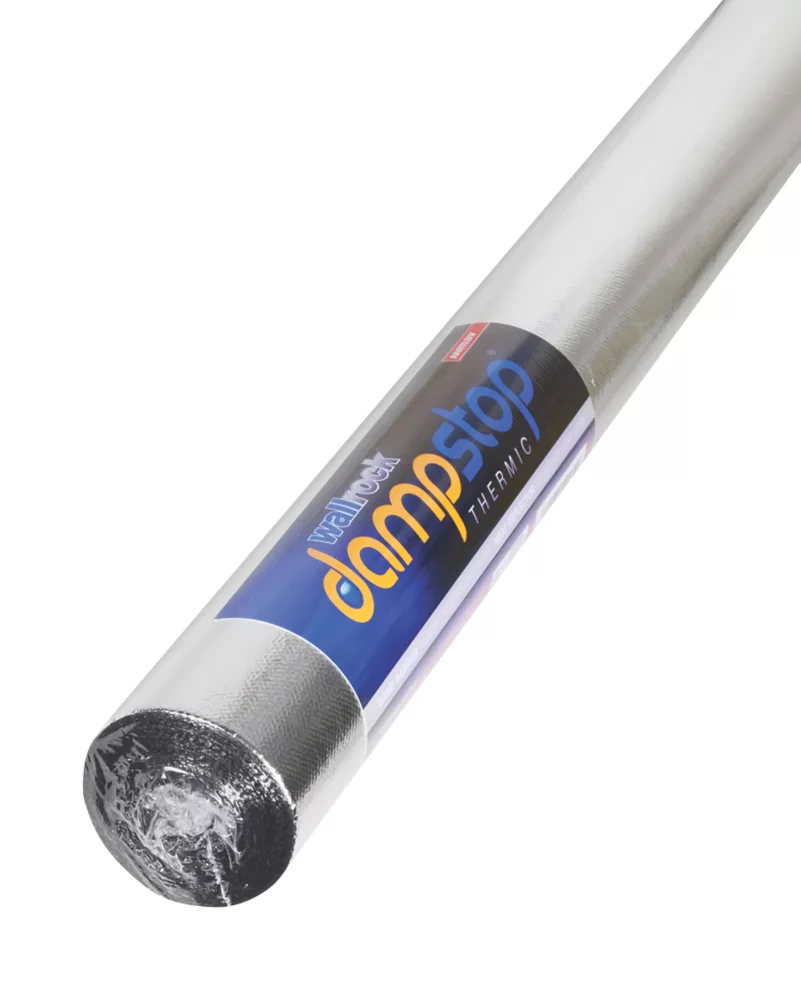Wallrock Silver Dampstop Wallpaper 675mm X 7.5m 1 Wallrock Silver Dampstop Wallpaper 675mm X 7.5m