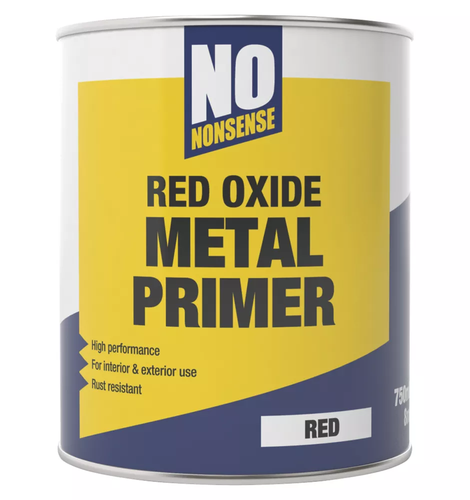 No Nonsense Red Oxide Metal Primer & Undercoat 750ml 1 No Nonsense Red Oxide Metal Primer & Undercoat 750ml