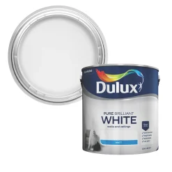 Alternative view of Dulux Matt Pure Brilliant White Emulsion Paint 2.5Ltr