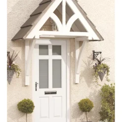 Ronseal 10-Year Exterior Wood Paint Satin White 750ml -Leyland Shop 970FF A2
